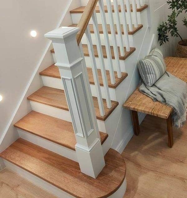 Hamptons stair design Sunshine Coast Post caps